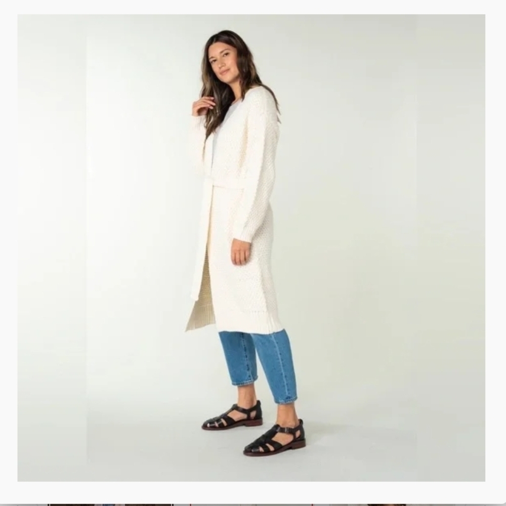 Lovestitch Long Belted Cardigan